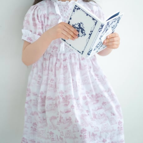 《Pink》toile de Jouy dress
