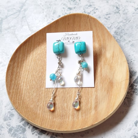 トルコ石ピアス ☆K18YGトルコ石ピアス | 三越伊勢丹オンラインストア