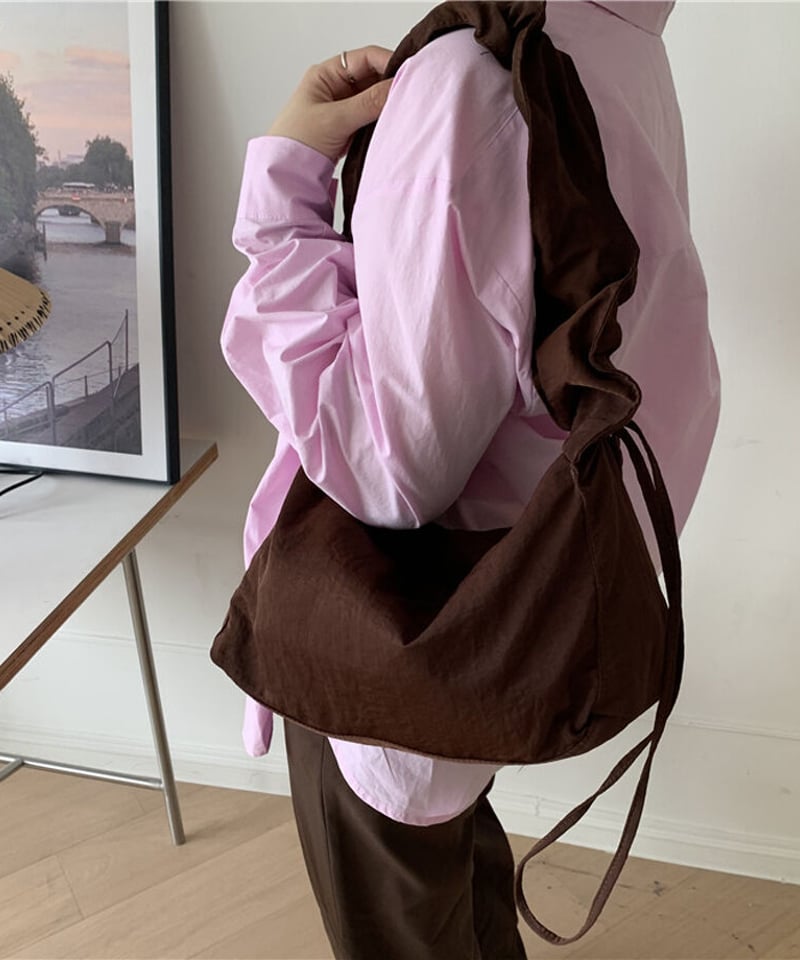 ドローコードナイロンショルダーバッグ | NOKA