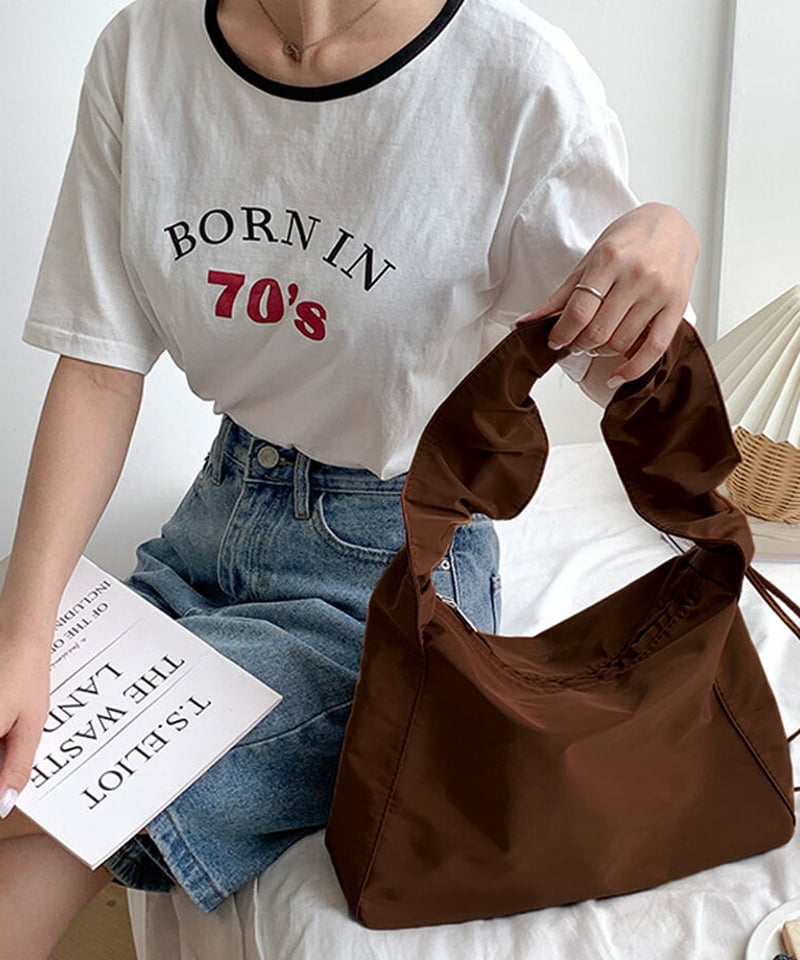 ドローコードナイロンショルダーバッグ | NOKA