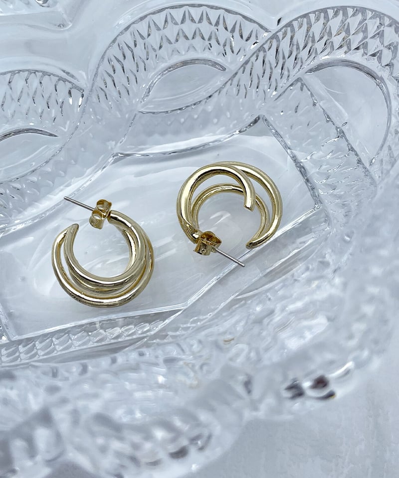 トリプルフープピアス | NOKA トリプルフープピアス | NOKA