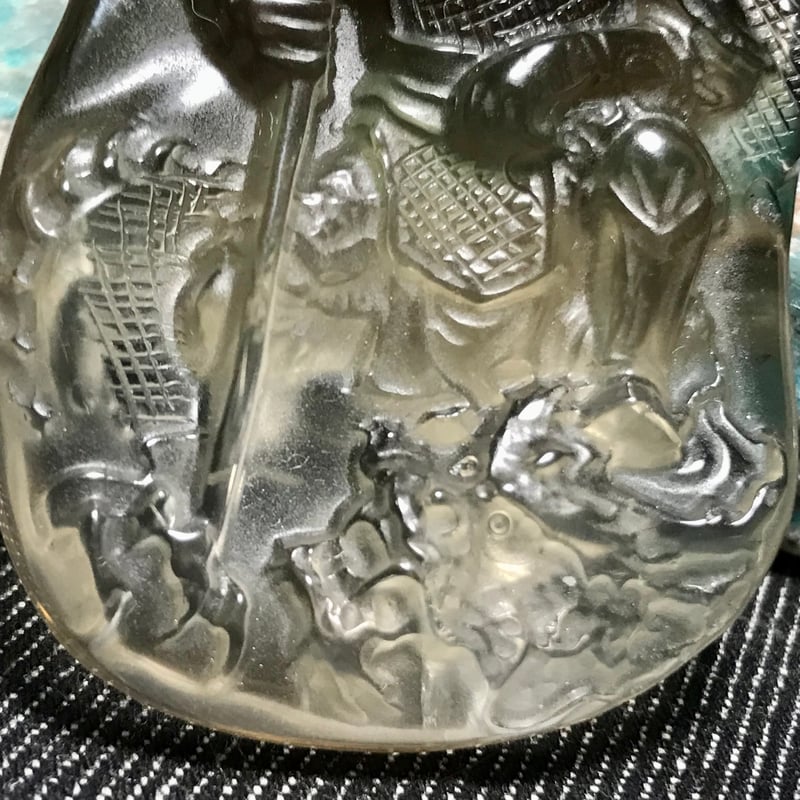 高品質】スモーキークォーツ カービング 龍 九尾将軍 ネックレス