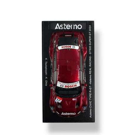 【Spark 1/43スケールモデルカー】 2024 Astemo CIVIC TYPE R-GT No.17