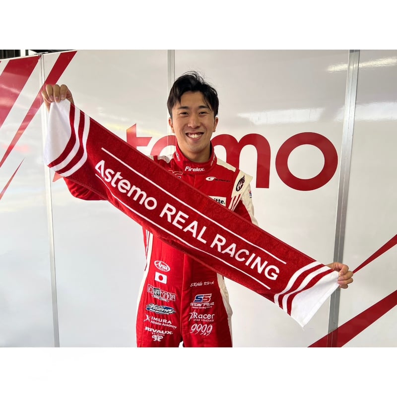 NEW マフラータオル【ホワイトアクセントver.】 | REAL RACING OFFICI