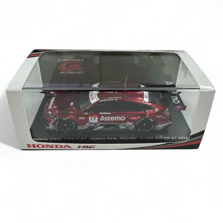 【Spark 1/43スケールモデルカー】 2024 Astemo CIVIC TYPE R-GT No.17