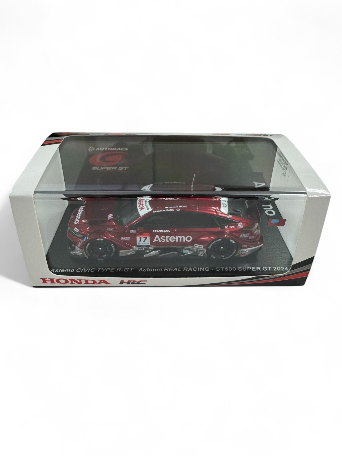 Spark 1/43スケールモデルカー】 2024 Astemo CIVIC TYPE R-
