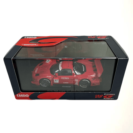 歴代リアルレーシングのEBBRO製モデルカーが勢揃い！（非売品ピンズ付き）