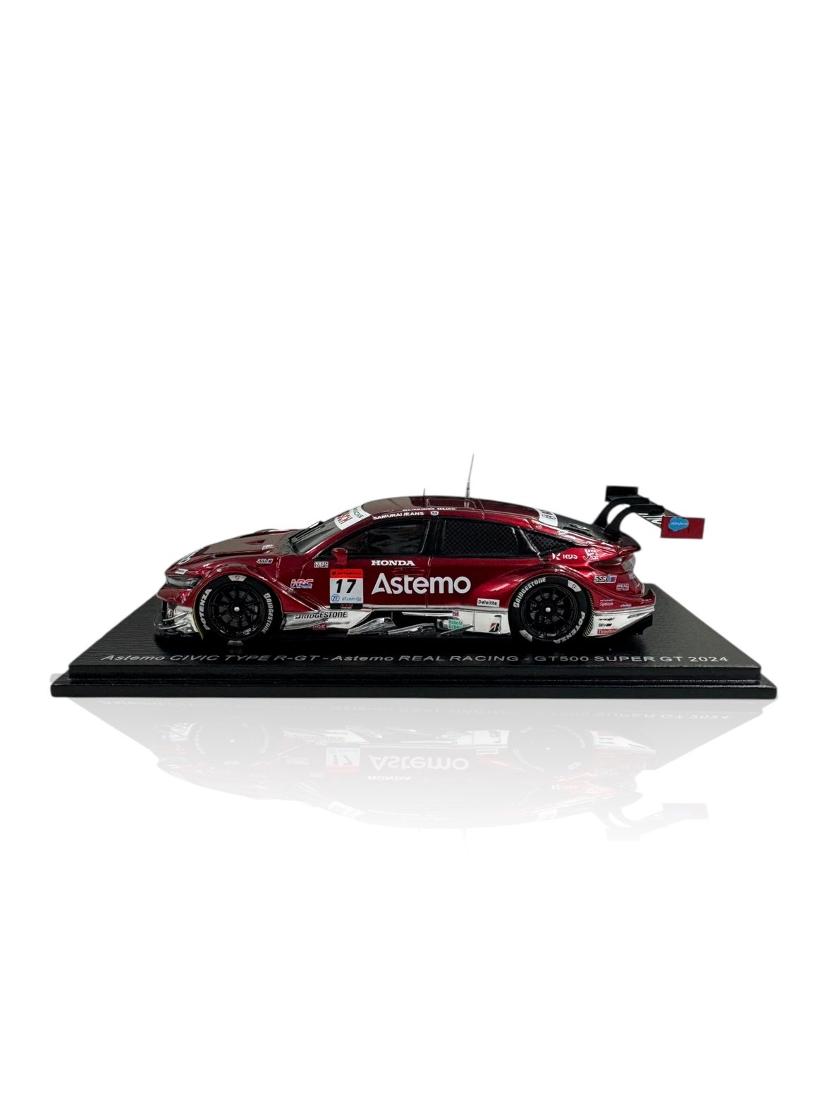 Spark 1/43スケールモデルカー】 2024 Astemo CIVIC TYPE R-