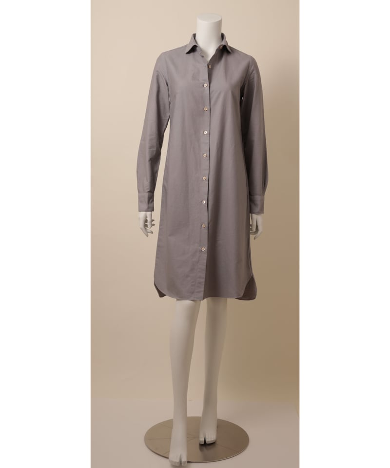 Ciannetto ×Amami 泥染め QoeLaMoon ワンピース M gray |