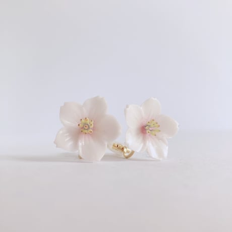 一期一会〜桜の耳飾り（イヤリング）