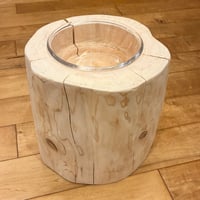 檜　丸太　椅子　スツール　No.1367 Hinoki Wood Stool No.1367 | Wood Factory Silky