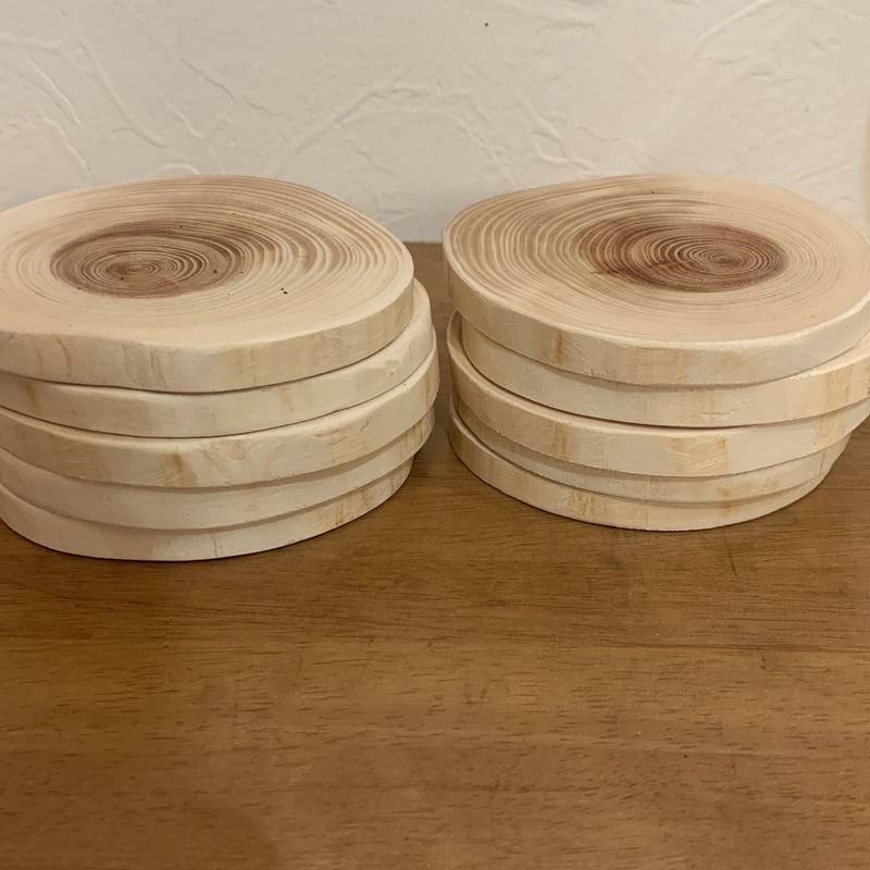 天然ひのき コースター 10枚 | Wood Factory Silky