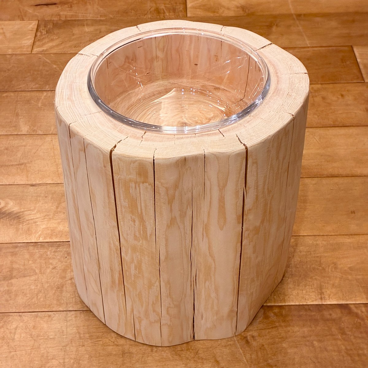 Pet Table Hinoki】 大型犬用 No.1702 | Wood Factory