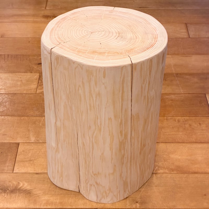 Hinoki Wood Stool No.1691 | Wood Factory Silky