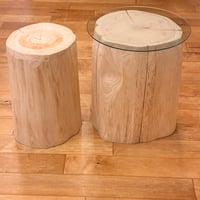 槙 丸太 椅子 スツール No.1133 | Wood Factory Silky