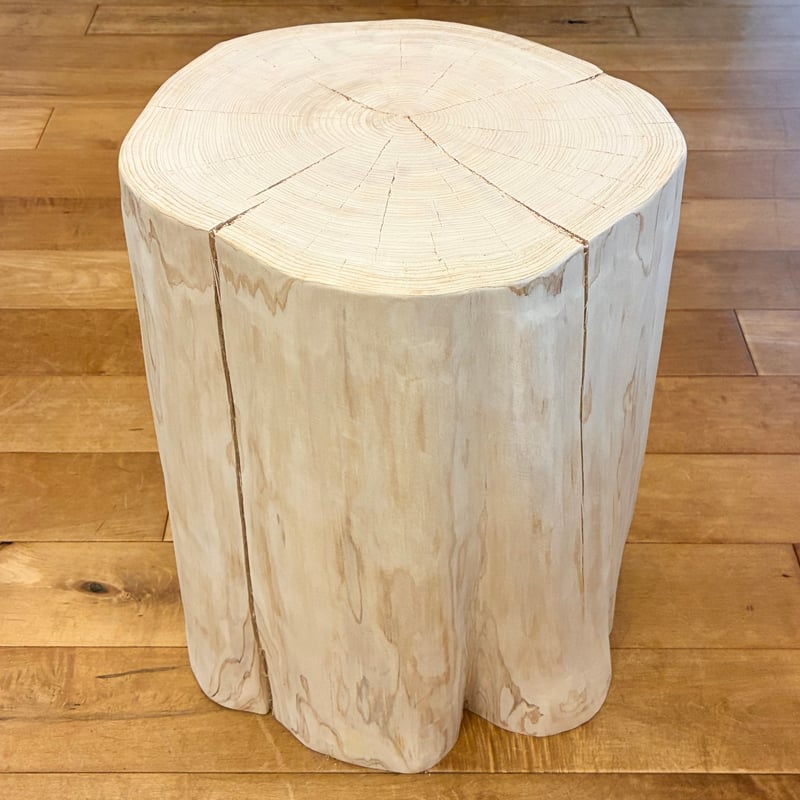 檜丸太椅子スツールNo.1323