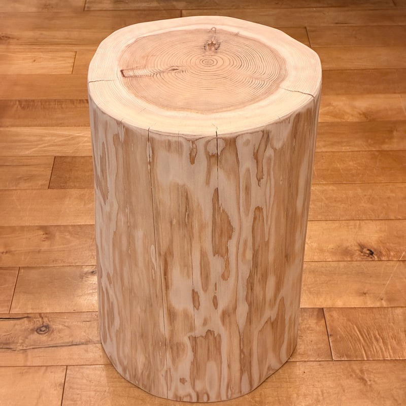 Sugi Wood Stool No.1668 | Wood Factory Silky