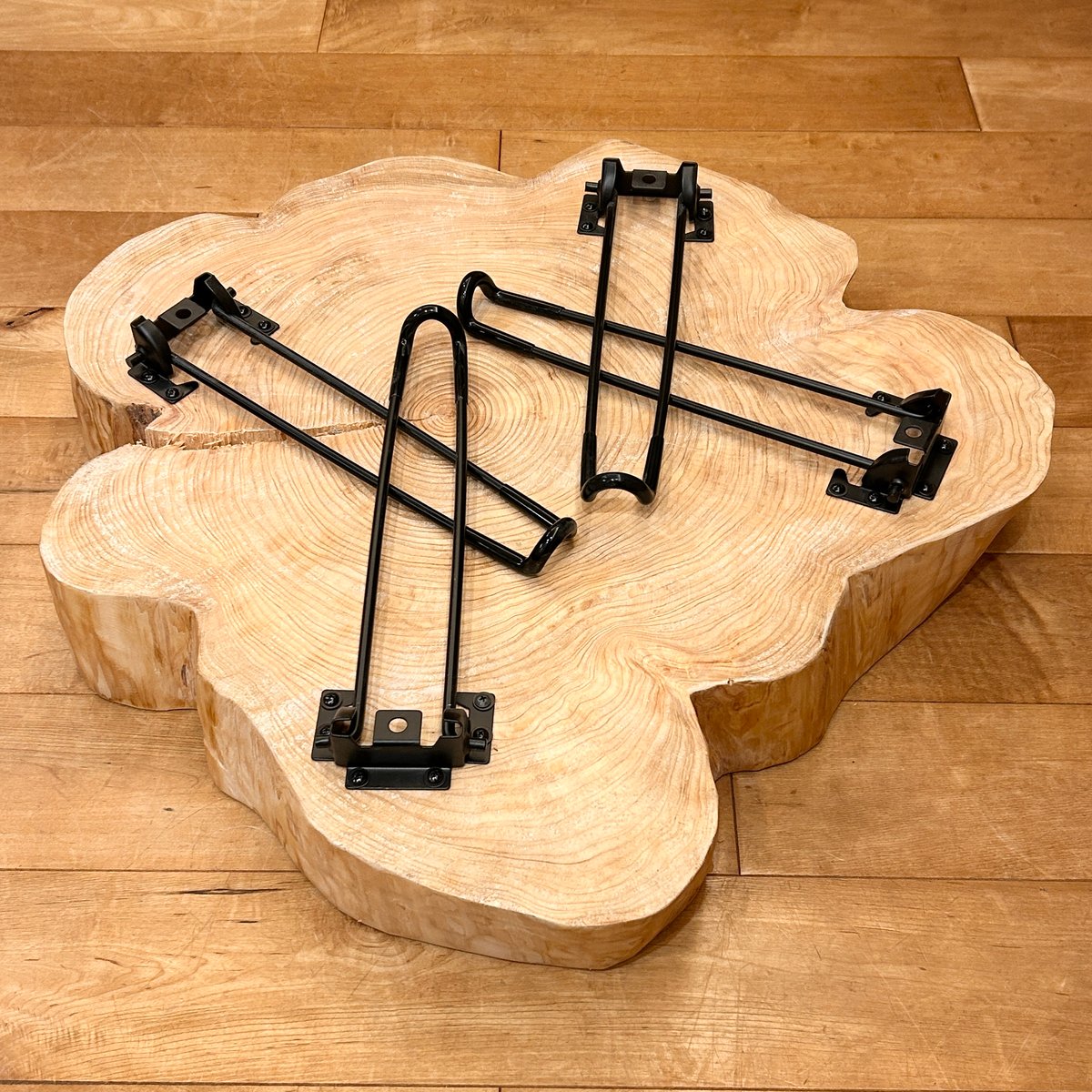 Hinoki Iron Table 】No.1222 | Wood Factory Silky