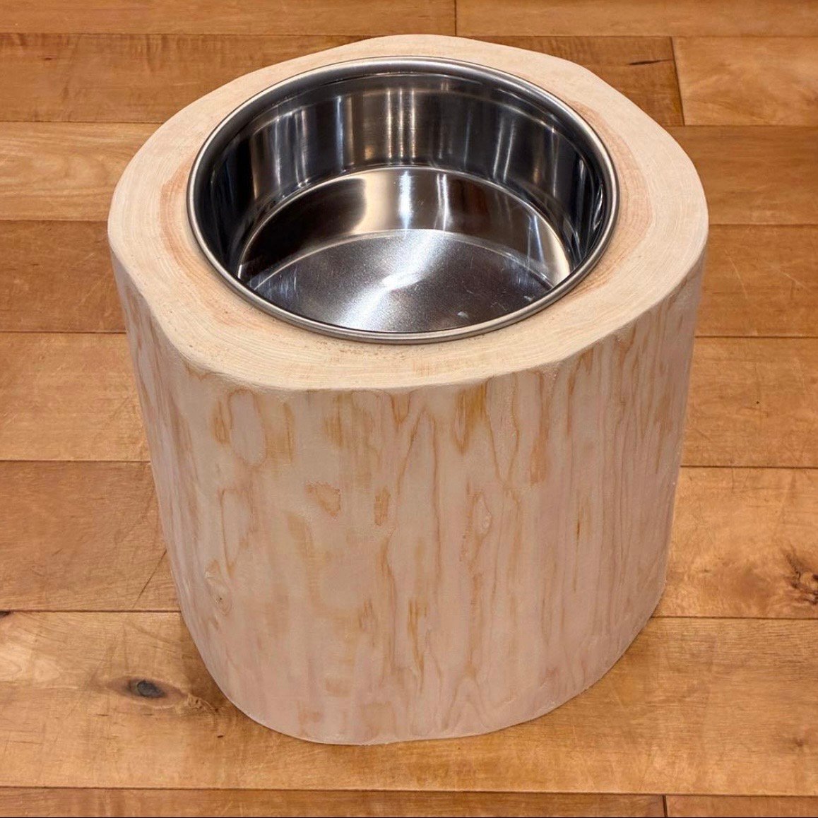 【Pet Table Hinoki】　犬用食器台　No.1479 Pet Table Hinoki 】 No.1650 | Wood Factory Silky