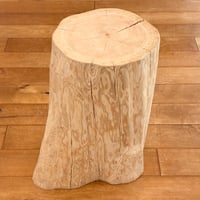 Hinoki Wood Stool No.1705 | Wood Factory Silky