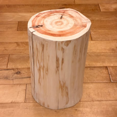 ひのき 丸太 スツール 3本脚 No.1569 丸太スツール 丸太サイドテーブル