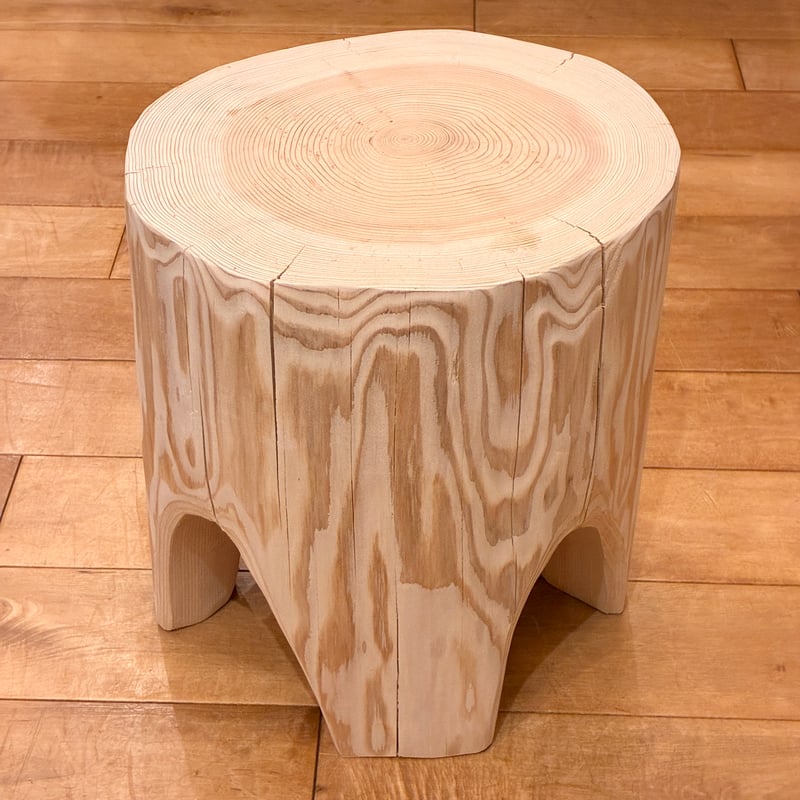 Sugi Wood Stool No.1551 | Wood Factory Silky