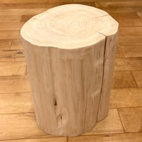 ひのき切り株のスツール】丸太椅子 什器 サイドテーブル