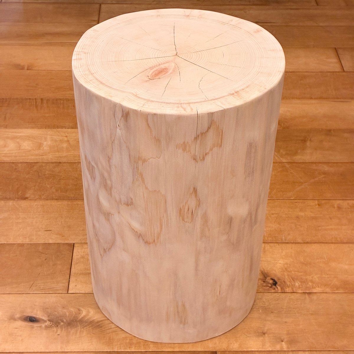 ヒノキの台 Hinoki Wood Stool No.1516 | Wood Factory Silky