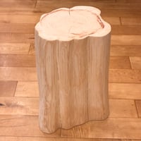 Hinoki Wood Stool No.1715 | Wood Factory Silky