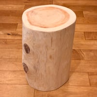 Hinoki Wood Stool No.1373 | Wood Factory Silky