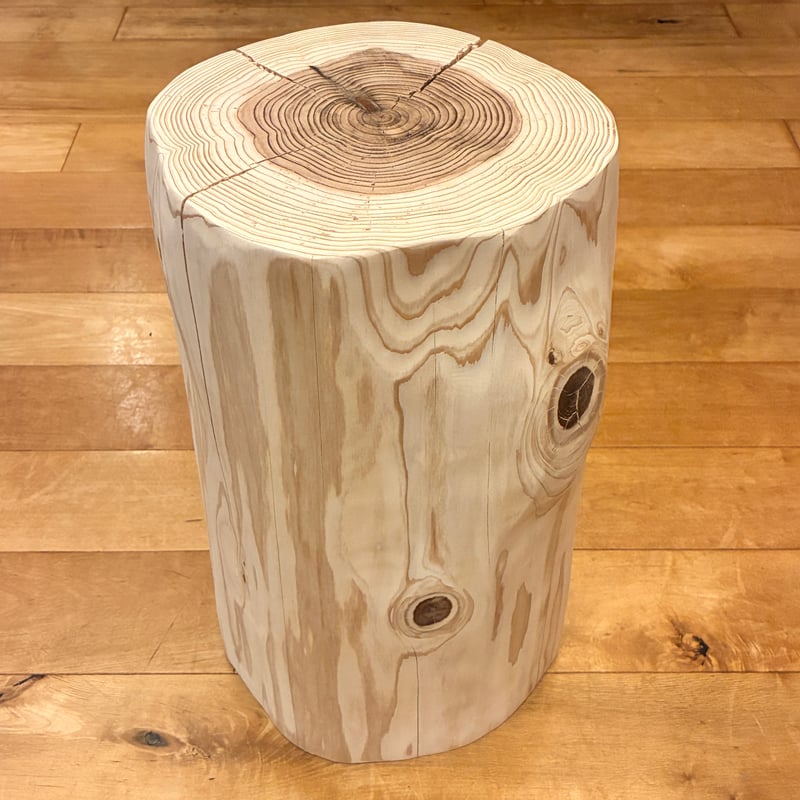 檜丸太椅子スツールNo.1282