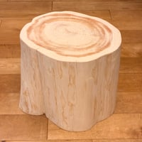Hinoki Wood Stool No.801 | Wood Factory Silky