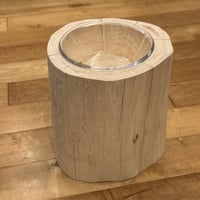 ペットテーブル ツイン 天然ひのき 丸太 | Wood Factory Silky ペットテーブル ツイン 天然ひのき 丸太 | Wood Factory Silky