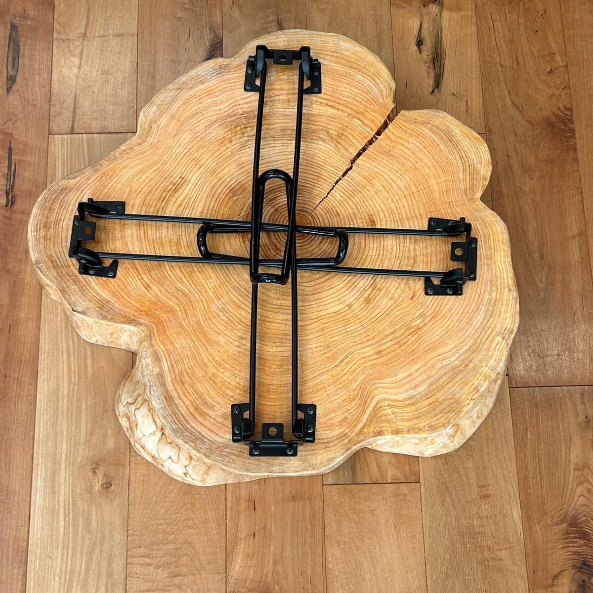 Hinoki Iron Table 】No.874