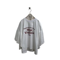 【ayane】ひらひらスリーブロゴTシャツ