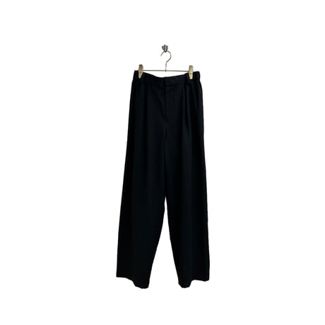 【ayane】リネン混ワッシャーバレルレッグパンツ