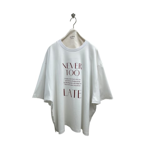 【ayane】ドッキングバックギャザーTシャツ