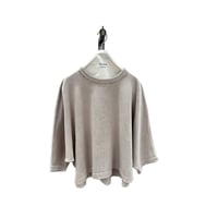 【ayane】ストーンウォッシュプルオーバーニット