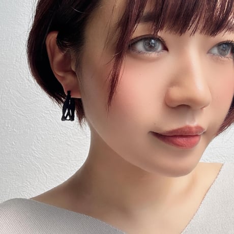 【charmaer】レイヤードトライアングルピアス