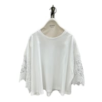 【ayane】袖レースTシャツ