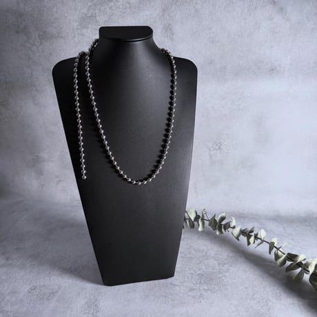 【charmaer 】ロングボールチェーンネックレス