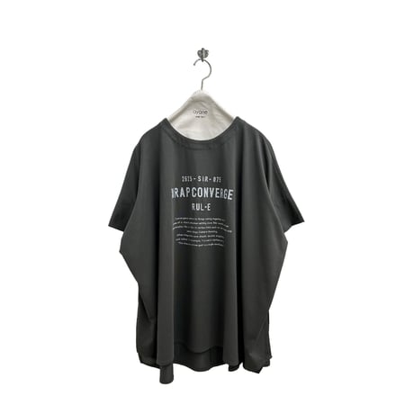 【ayane】ポンチョ型ロゴTシャツ