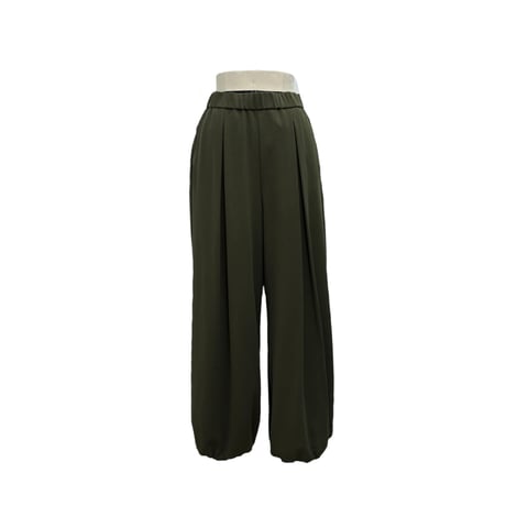 【ayane】ストレッチジョーゼットワイドパンツ