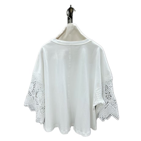 【ayane】袖レースTシャツ