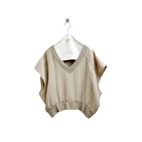 【ayane】リネン混ワッシャープルオーバー