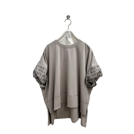 【ayane】ツイストスリーブTシャツ