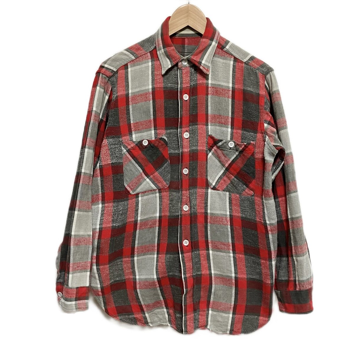 bigmac ネルシャツ　60s 70s マチ付き　ヴィンテージ fit=scale-down,w=1200