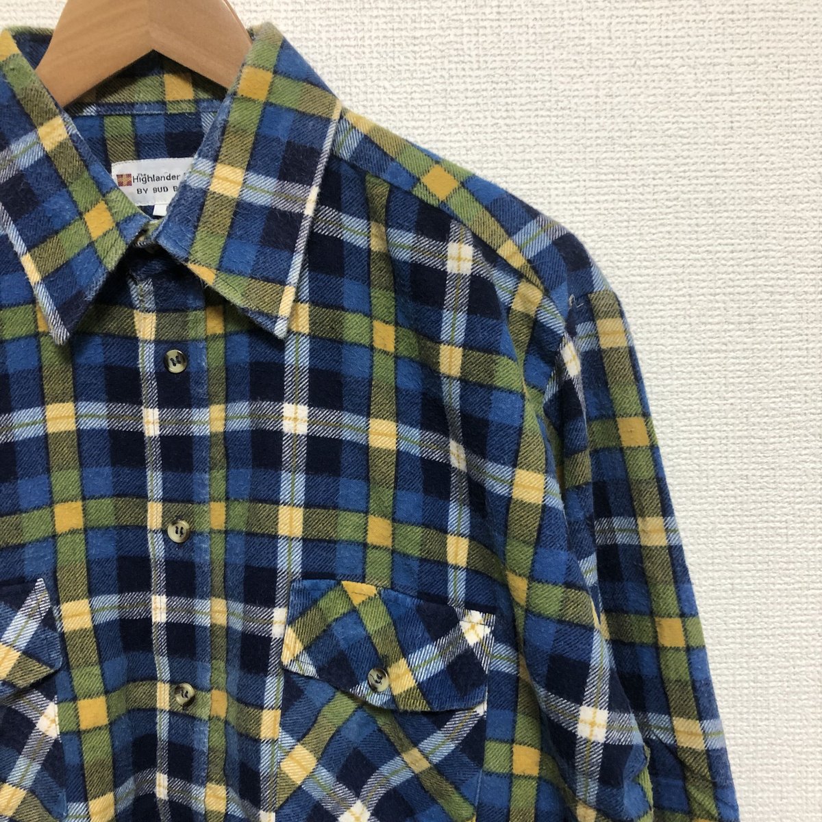 80s Highlander Flannel ネルシャツ SIZE L | HOPE STORE
