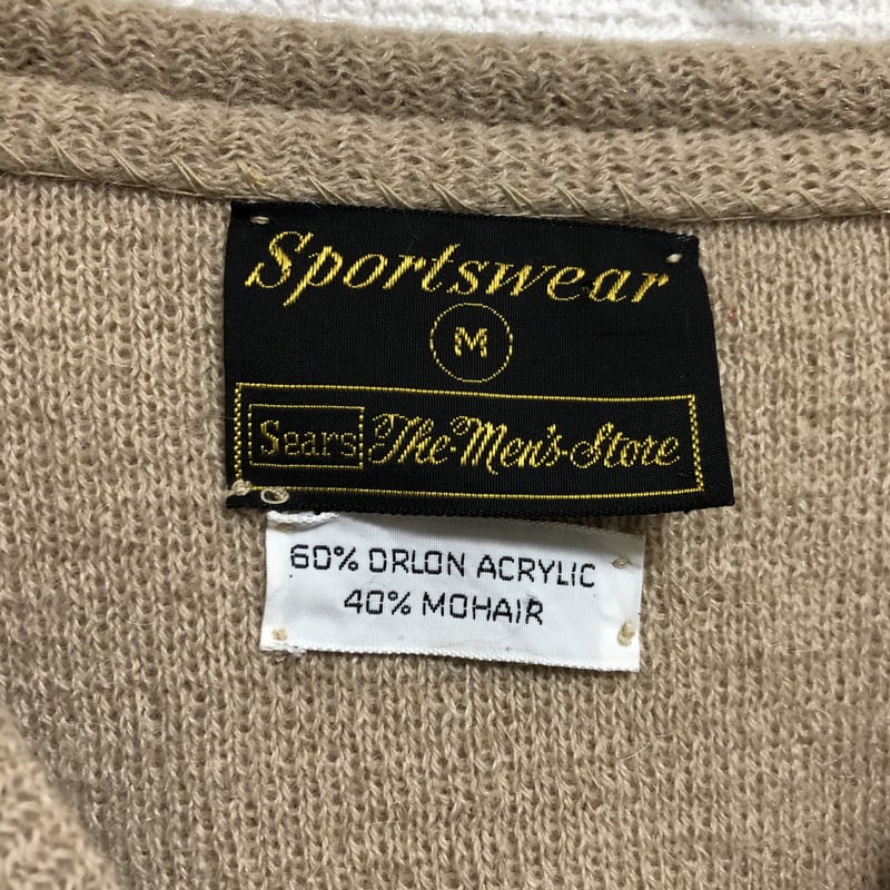 70s Sears Sports Wear Mohair Cardigan SIZE M |...