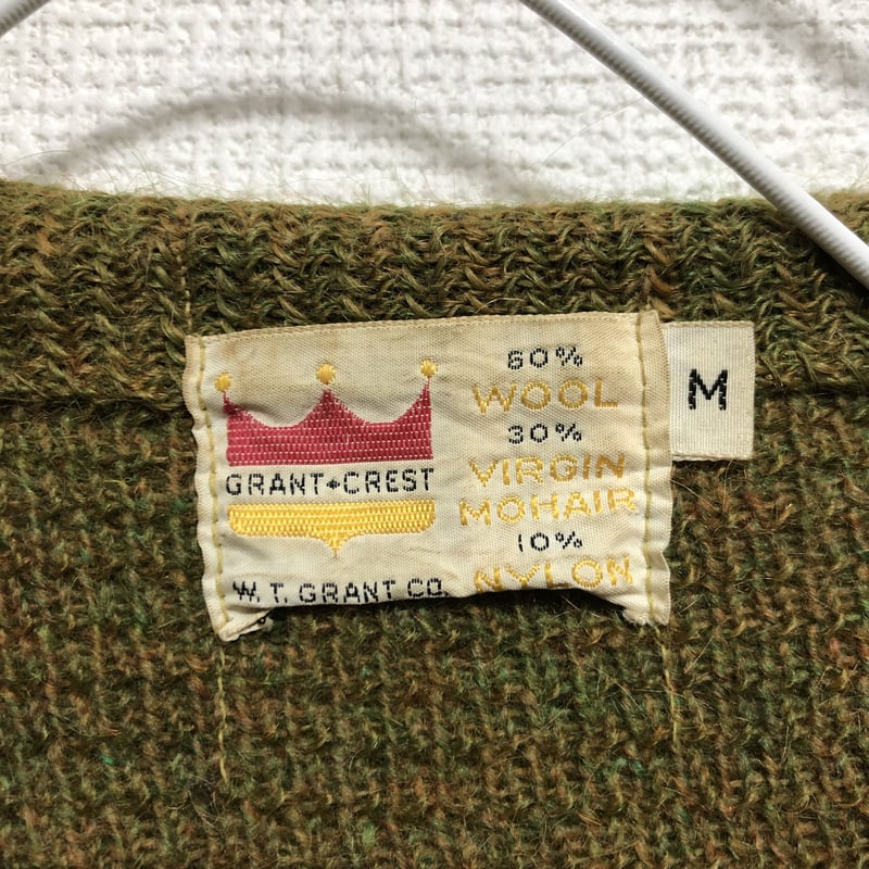 60s GRANT- CREST Vintage Mohair Cardigan 毛足長め | 60s GRANT- CREST Vintage Mohair Cardigan 毛足長め |